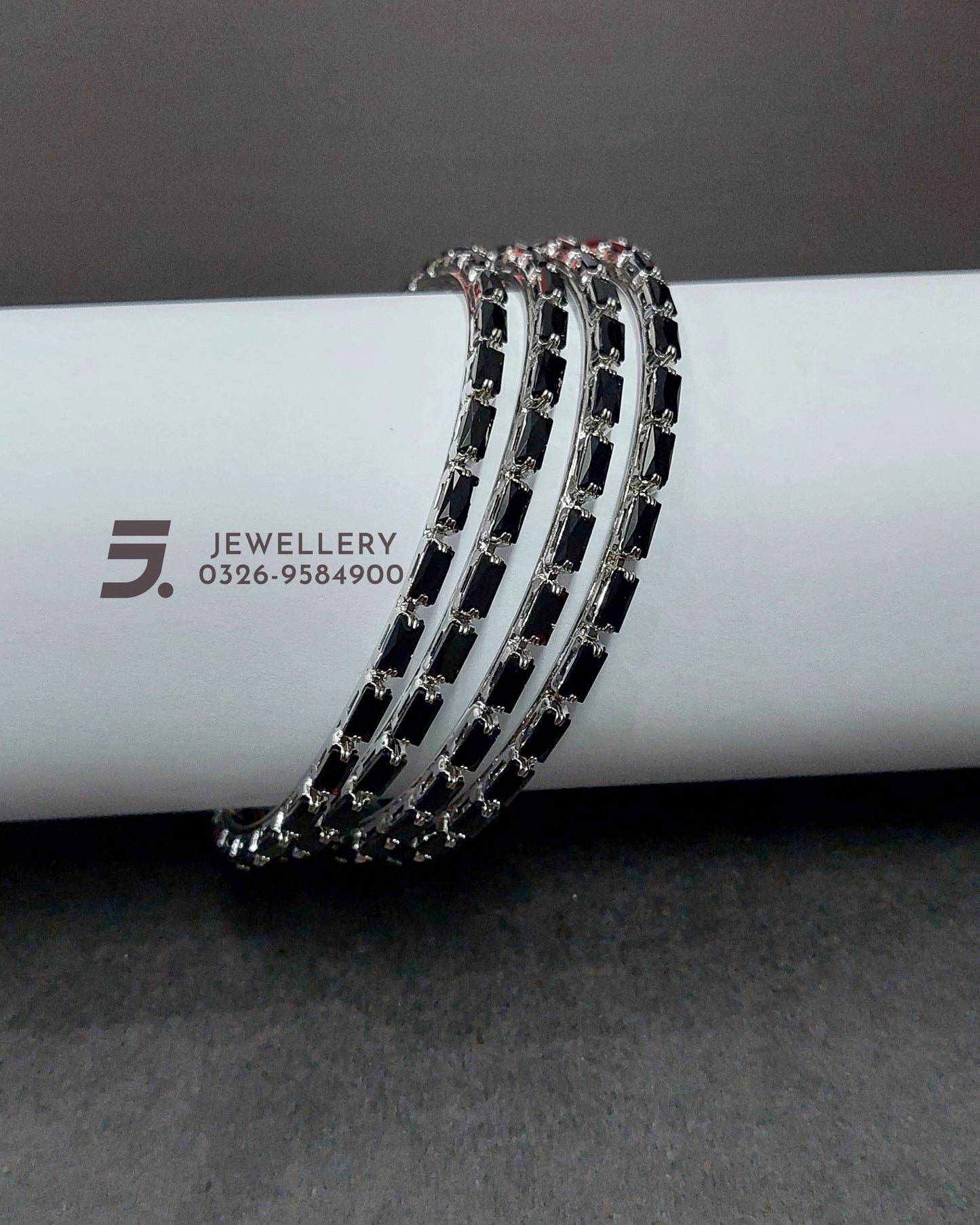 Zircon Stone Bangles