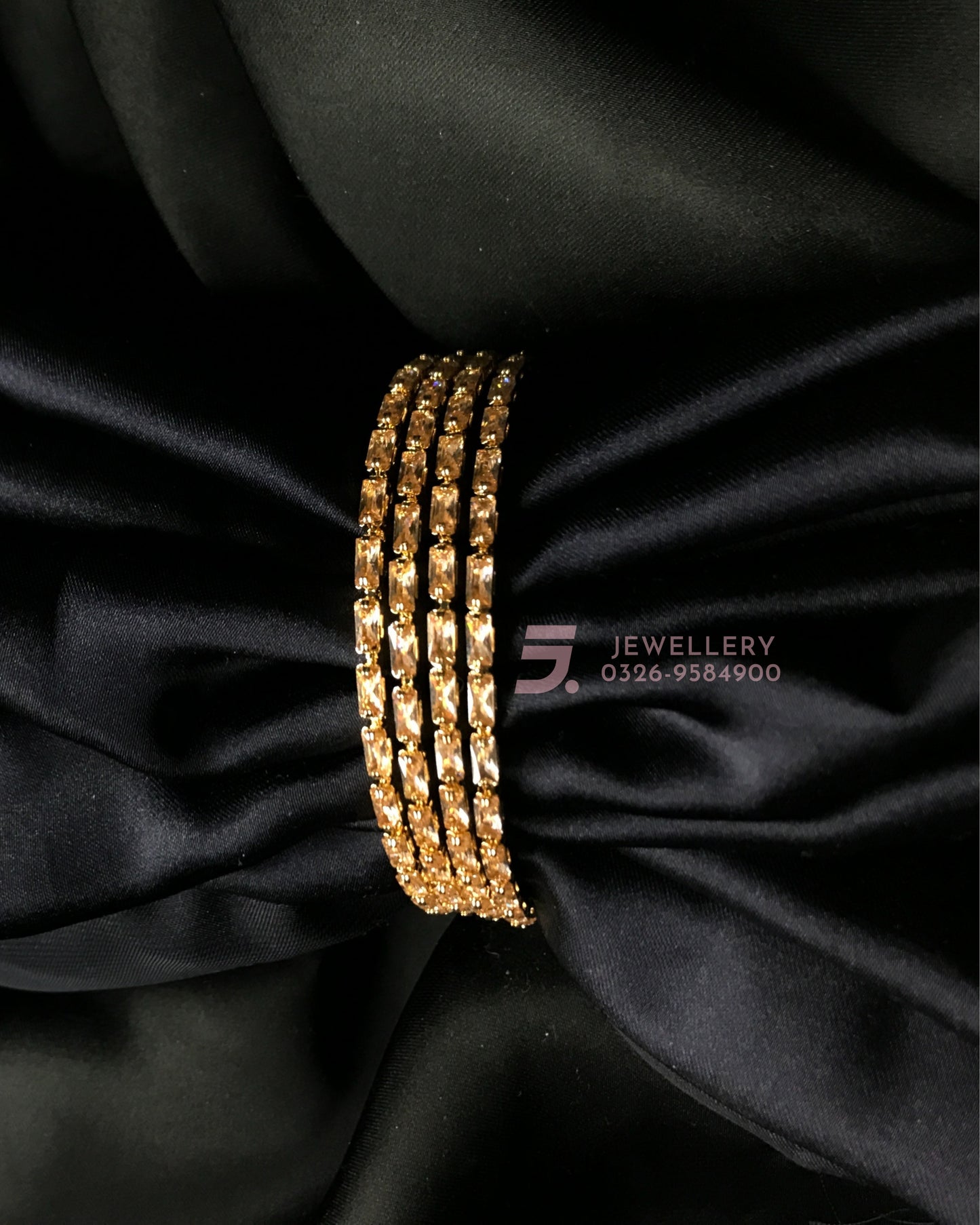 Zircon Stone Bangles