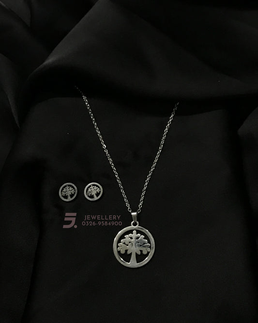 Silver Mini Tree Pendent